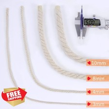 Cotton Cord 10mm 75ft Macrame Rope Yarn for Wall Hangings, Plant Hangers Lak...