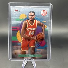 Topps Finest 2025 Asa Newell Rookie Uncommon #112 Atlanta Hawks Basketball