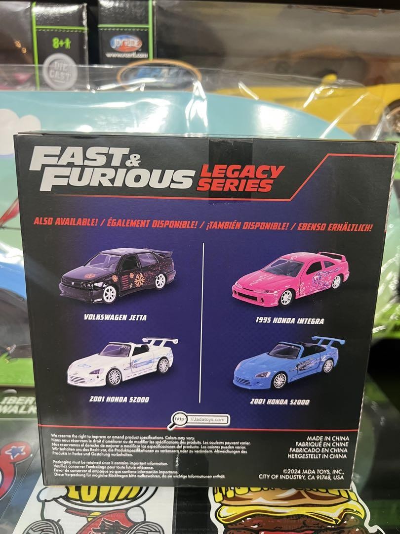 Fast & Furious Mini Car Set 1/32 6-Piece Jada Toys Toy Cars