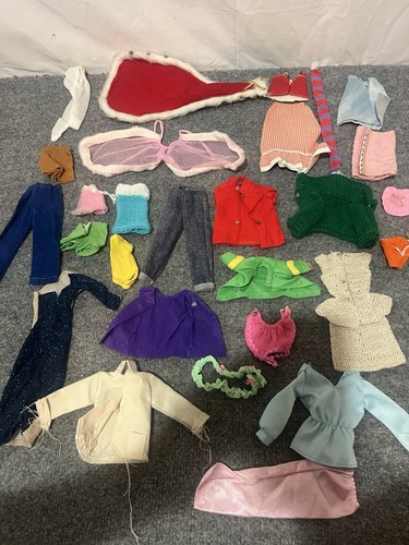 Lot Of 20 Miscellaneous Barbie/ Doll/ Handmade Clothes