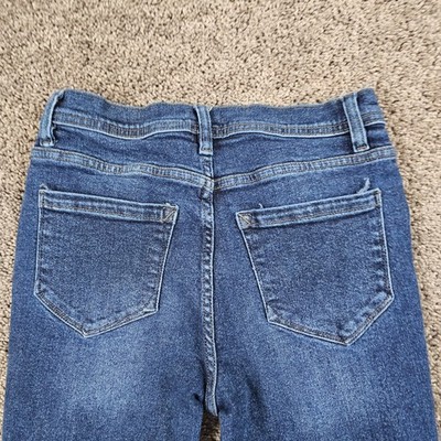 Kensie Pantaloncini In Jeans Donna, Vita Alta Con Elastico Frontale, 12,7 Cm, Taglie S-XL