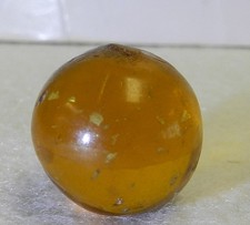 21145m Vintage German Handmade Mica Marble .66 Inches Near Mint
