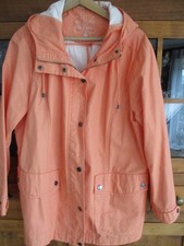 Regenjacke orange Gr. 44/46 Ulla Popken
