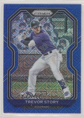 2021 Panini Prizm Blue Mojo Prizm 4/199 Trevor Story #23 0rd2