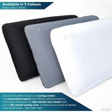 Image of SNUGL Cooling Memory Foam Pillow – Orthopedic Side Sleeper Pillows