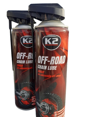 (14,00 /L)2xKettenspray K2 Off-RoadChain Lube 500ml Offroad-Motorräder und Quads