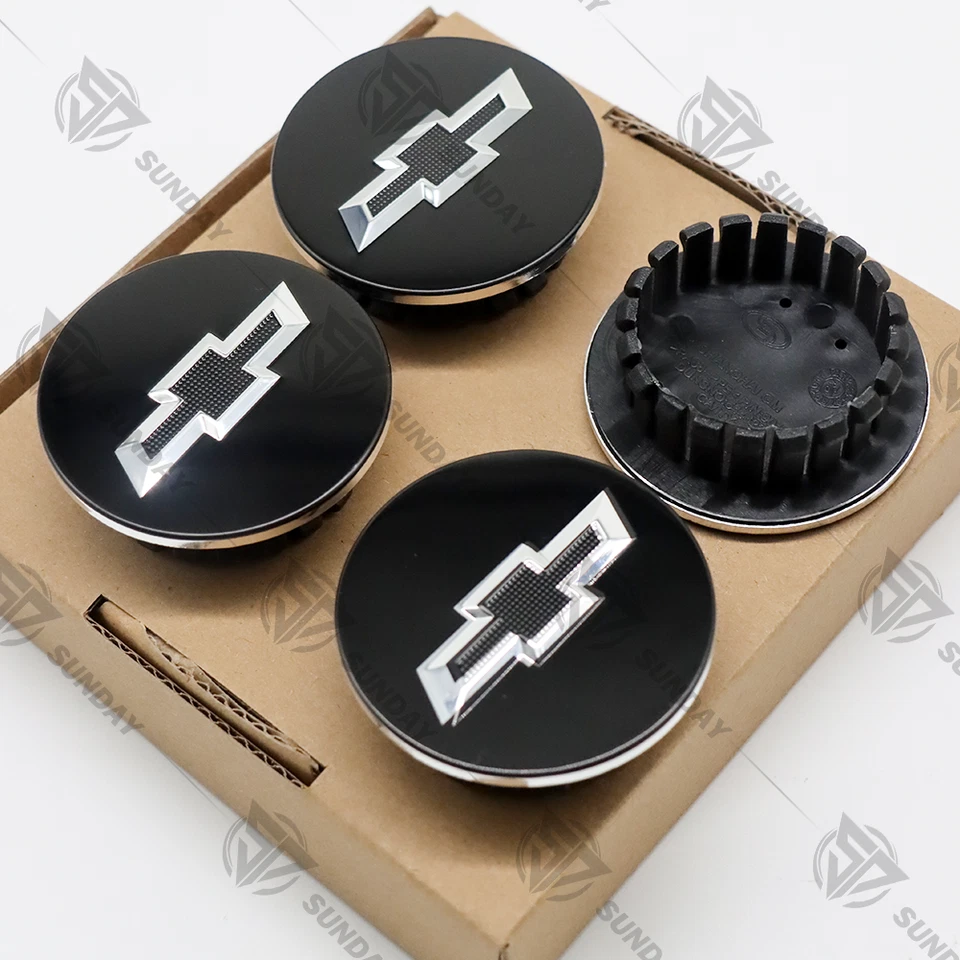 For Cruze Equinox Impala Malibu Trax Volt Wheel Rim Center Hub Caps 58mm 4pcs Foto 2 de 3