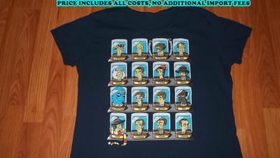Vtg Futurama Heads in Lab Sitcom T-shirt S to 5XL BA329 FREE SHIPPING