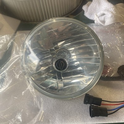 Halogen Fog Light Replacement Bulb with Wiring Harness Harley Davidson 7 Inch