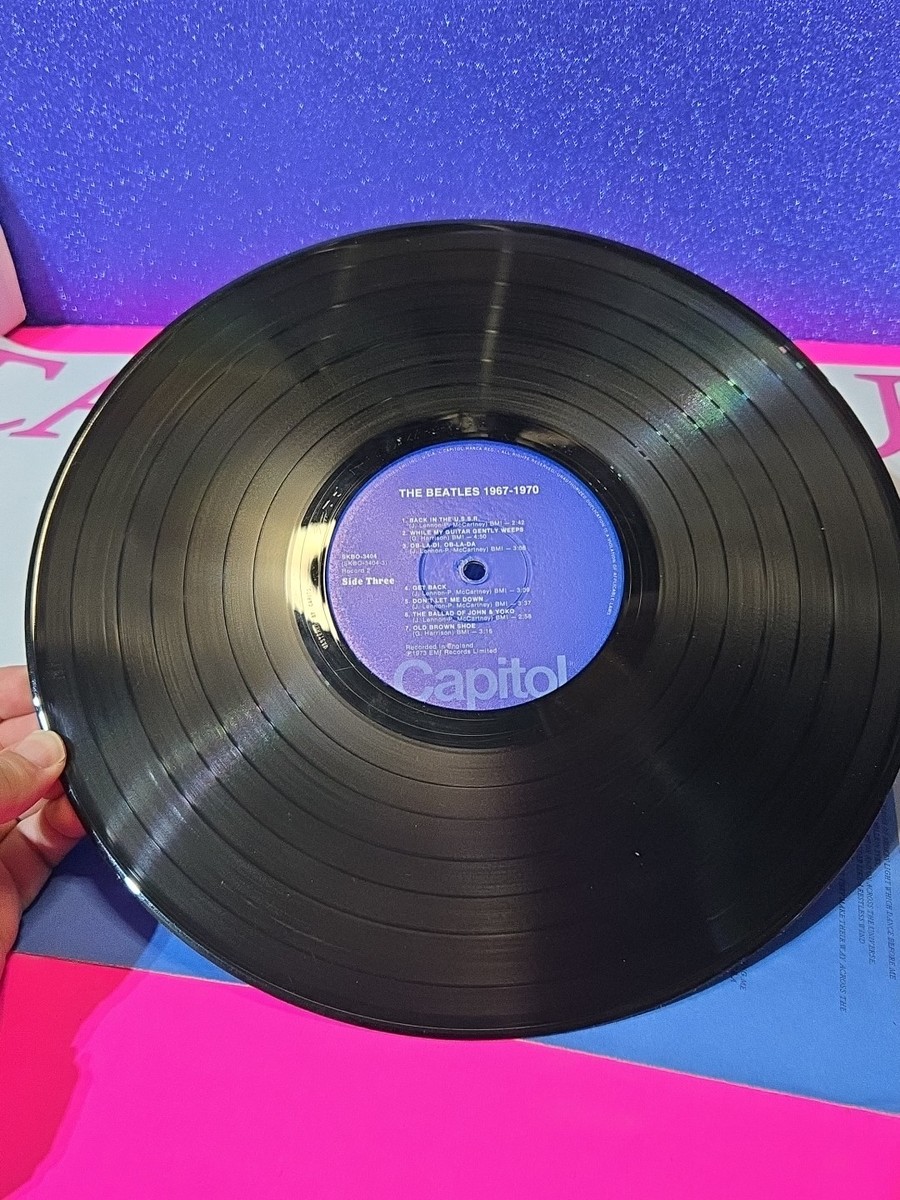 The Beatles 1967-1970 Blue 2 LP Album Set Apple SKBO 3404 1976 | eBay