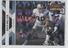 2010 Panini Threads Platinum Century Proof 3/25 Zach Miller #109 a1v