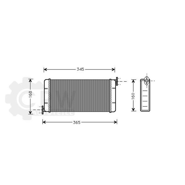 AVA Quality Cooling WäRmetauscher Innenraumheizung FüR Mercedes-Benz 190 E 1.8-image