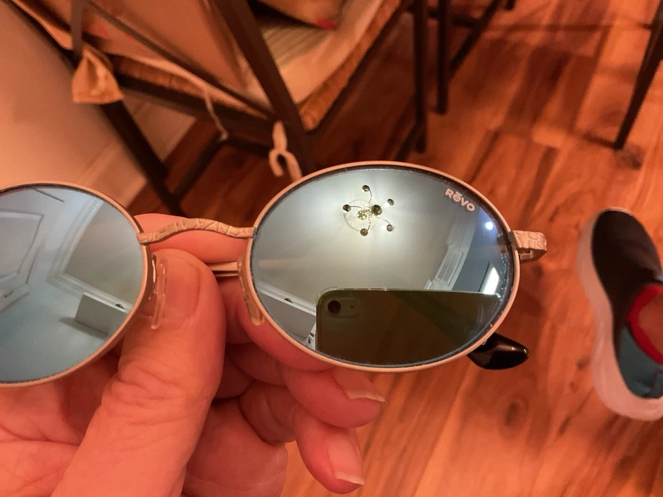 Gafas de sol polarizadas Revo Python I RE 1147-03 plateadas azules al agua Japón nuevas Foto 3 de 4