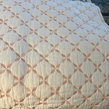 John Robshaw King Quilt Layla Ginger Cotton Voile New