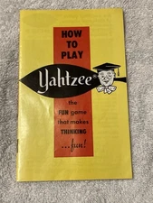 Vintage 1972 "How to Play Yahtzee" Instruction Booklet - E. S. Lowe Company, Inc