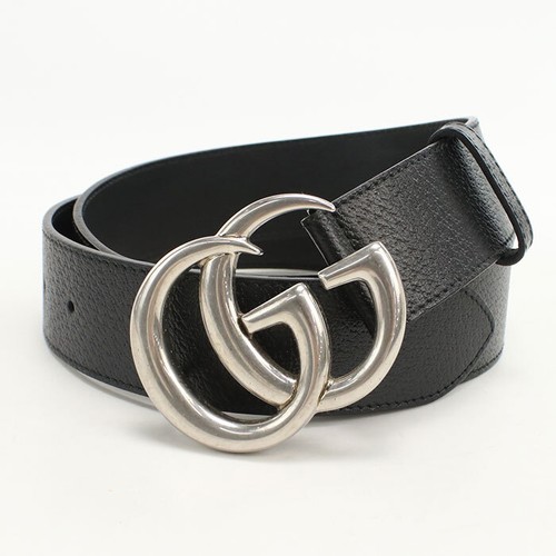 Gucci Belt Authentic GG Marmont Color Black Mens From Japan Fashion Luxury