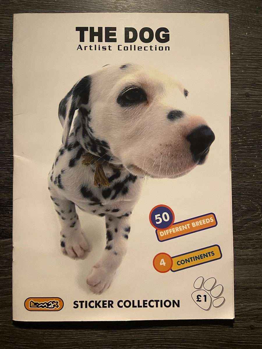 The Dog Artist Collection Sticker Book 2005 100% Completed