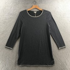 Max Studio Sweater Dress Womens XL Gray Knitted Long Sleeve Pullover Casual NEW