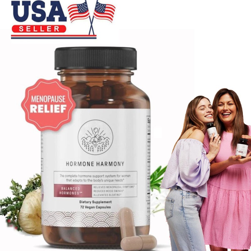 Happy Mammoth Hormone Harmony Natural Hormonal Support for Women 72 Capsules