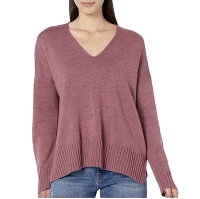 Eileen Fisher Boxy Extra Fine Merino Wool V-Neck Sweater Size XL