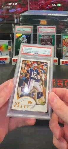 2003 NFLPA STAY COOL IN SCHOOL TOM BRADY PSA 10 - Patriots - Rare - 27% Gem Rate