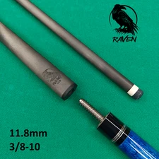 RAVEN Carbon Fiber Pool Cue - Shaft Only (11.8mm, 29") 3/8-10 Joint