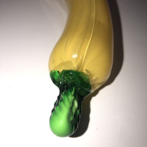 Vintage Formia Vetri Di Murano Banana Art Glass Fruit Made In Italy - Picture 4 of 10
