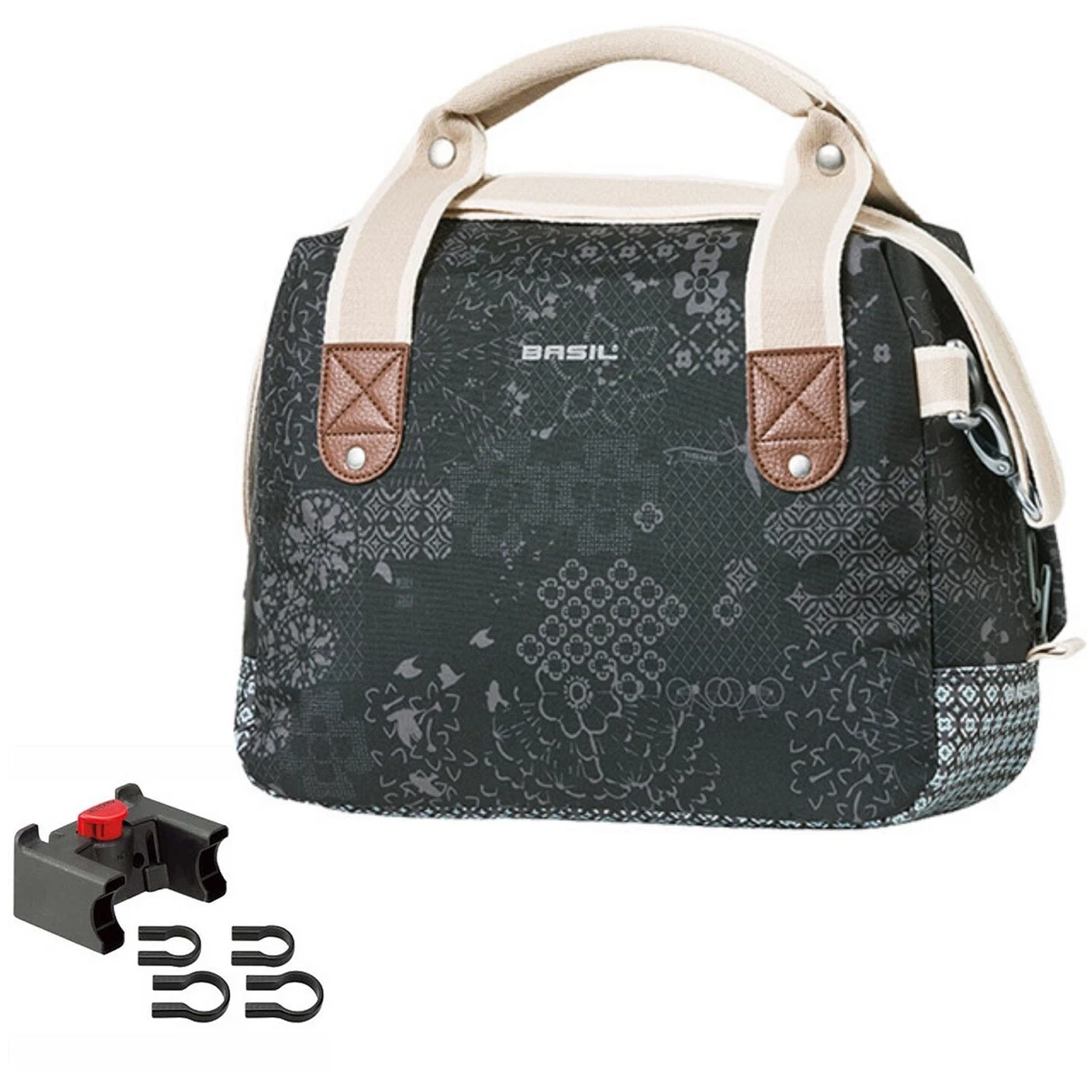 Sacoche Porte-bagages Basil Bloom Field – Honey Yellow, 8-11l