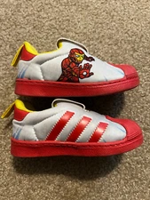 ADIDAS IRON MAN Superstar 360  Toddler Sneaker, US size 5.5K, Bid Starts $15