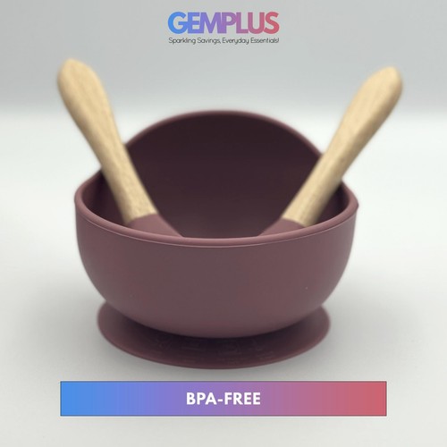 GEM+ | 6-teiliges Silikon Baby Fütterungsset - BPA-frei - Entwöhnungsset - Saugnapf - Bild 11 von 16