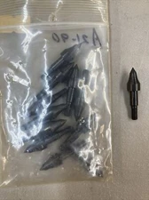 90 Grain 21/64" .328 Diameter Practice Point Arrow Tips Field Points 12 Pack