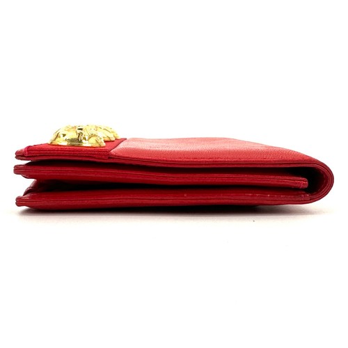Salvatere Ferragamo clutch bag leather red 0113 - Picture 4 of 12