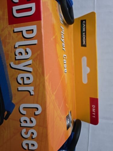 Case Logic CD Player Carrying Case DMY1 Pocket Strap Blue Gray 7" New - Picture 8 of 8