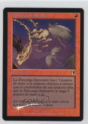Magic: The Gathering - Odyssey Spanish Foil Blazing Salvo - Picture 1 of 1