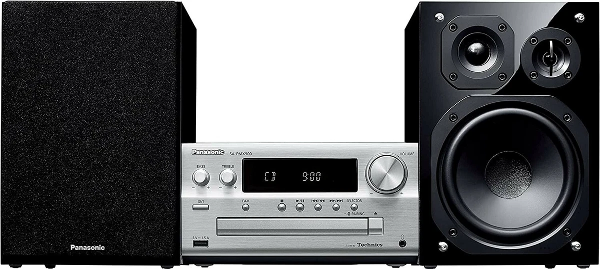 Panasonic SC-PMX900-S silver CD Stereo System Tuned by Technics 100V High-reso
