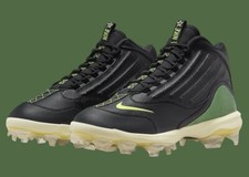 Nike Air Griffey 2 MCS Black Volt Green HF1579-001 sz 11.5 Men's Baseball Cleats