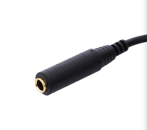 3.5mm to 6.35mm Stereo Audio Headphone Extension Cable | Male to Female | 0.3m - Picture 3 of 7