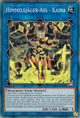 YU-GI-OH, HIMMELSJÄGER-ASS - KAINA, SR, SAST-DE055, TOP