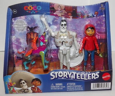 Disney Pixar Coco Storytellers Figure Set Miguel, Alebrije Dante, Ernesto NEW