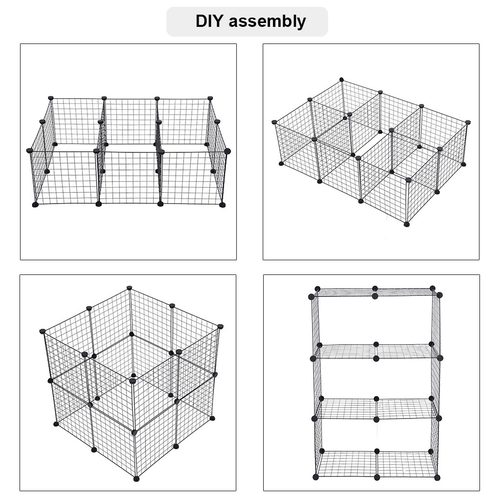 Metal Pet Playpen Dog Kennel Pets Fence Exercise Cage 24pcs (And 8pcs For Free) - Picture 12 of 13
