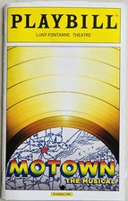 Motown - Broadway Playbill - Aug 2013 - Brandon Victor Dixon, Felicia Boswell