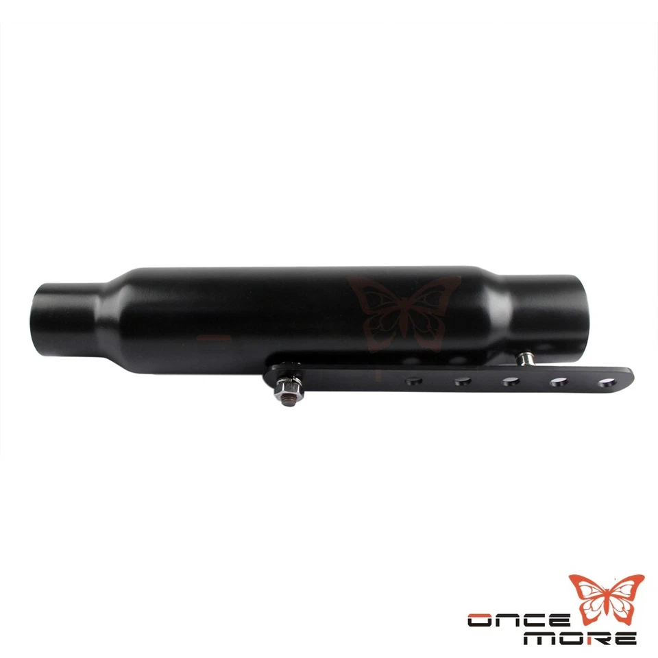 12-дюймовая универсальная короткая труба глушителя выхлопной системы мотоцикла - Изображение 4 из 4