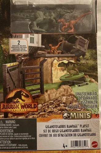Jurassic World Dominion Minis - Giganotosaurus Rampage/ Mosasurus Mayhem-Both! - Picture 2 of 7