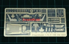 Dream Model 0505 1/72 F/A-18E Super Hornet Detail Up Etching Parts for Hasegawa