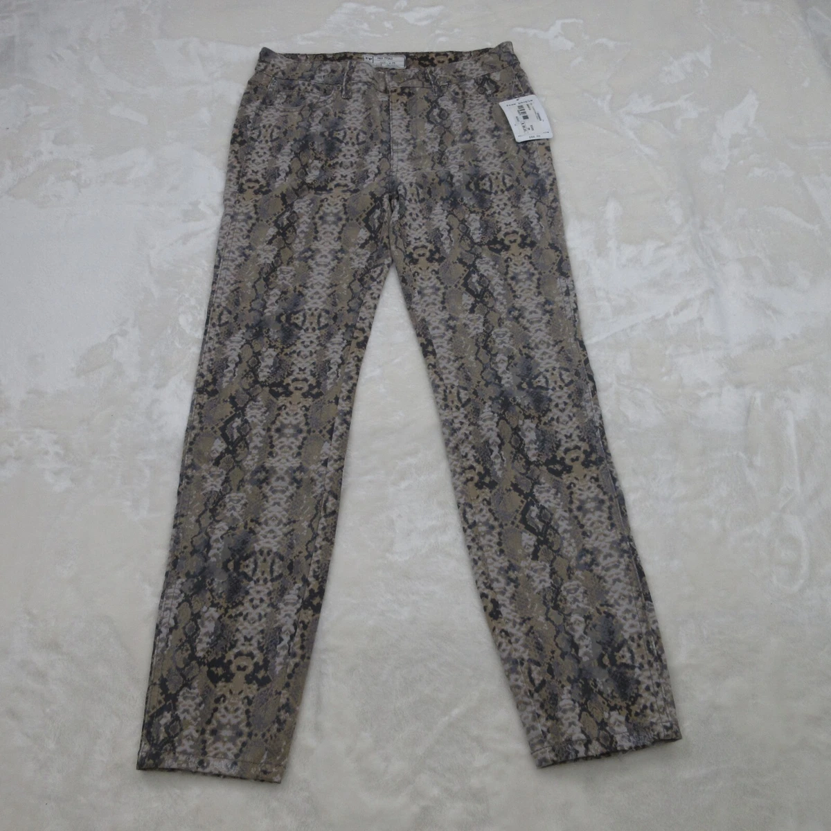 Pantalon Noir Claudie Pierlot Imprimé Serpent - Taille US 8 (EU 40) - Occasion TB
