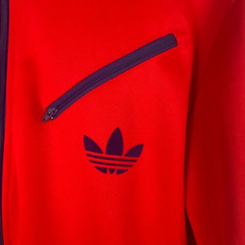 NEW Adidas Originals Adicolor 70s Montreal 22 Tracktop Scarlet Red Unisex Size M - Picture 2 of 9