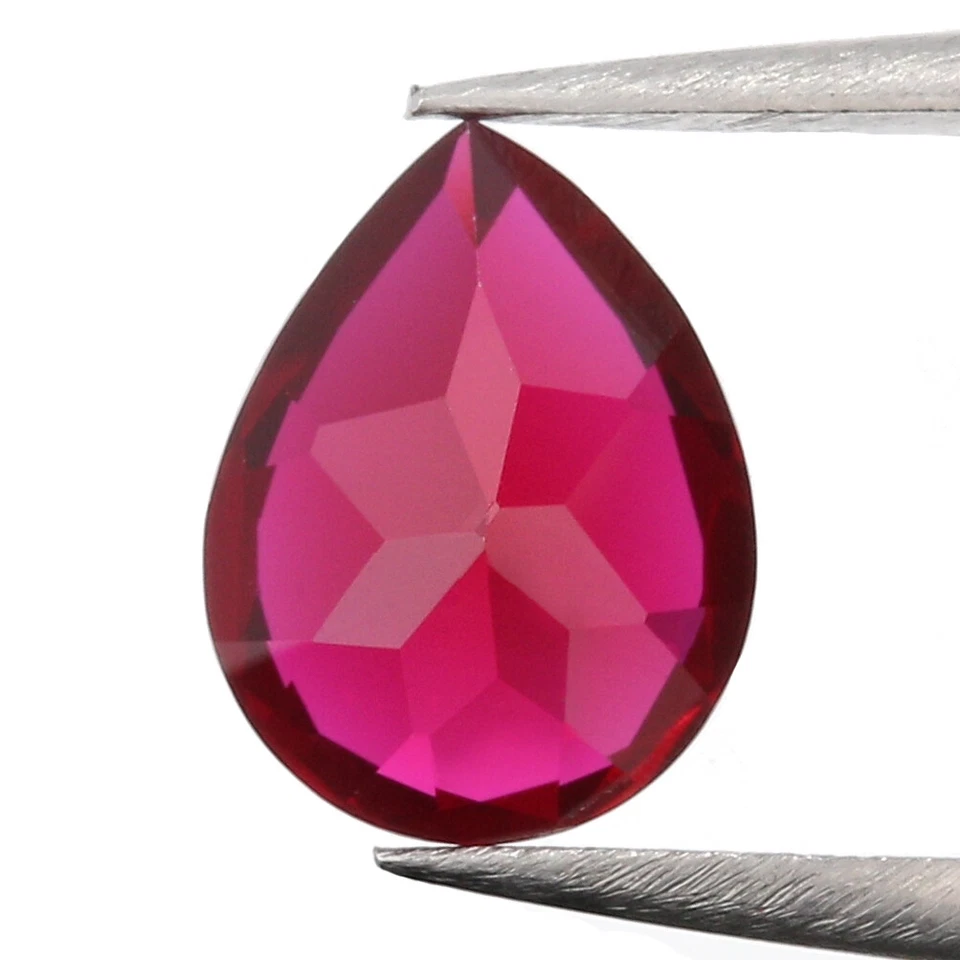 1.97 Ct Red Color Ruby Pear Gemstone VS1 Clarity 9.00 MM GN54 - Image 2 of 4