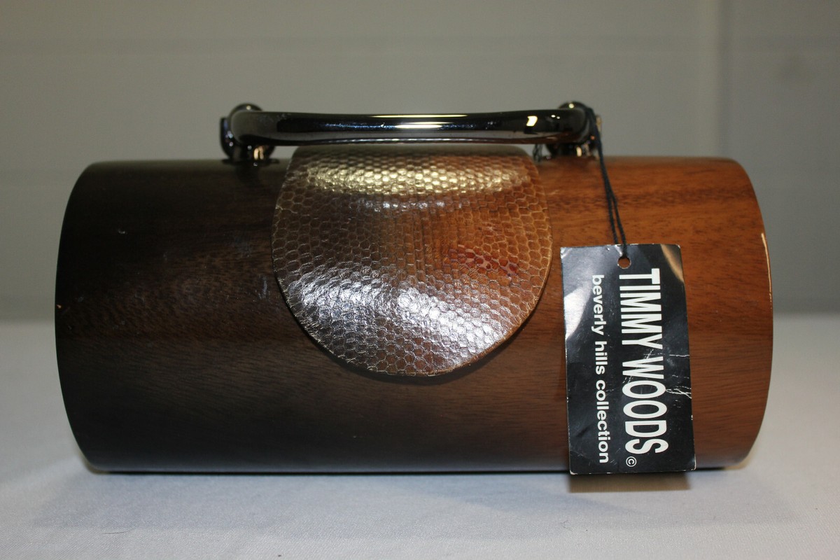 置物 Timmy woods Timmy Woods Vintage Santa Claus Handbag With Spectacles NEW With