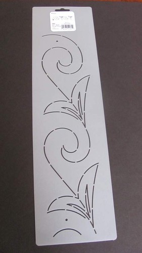 STENCIL TB65 Nordic Scroll Airbrush Durable Reusable