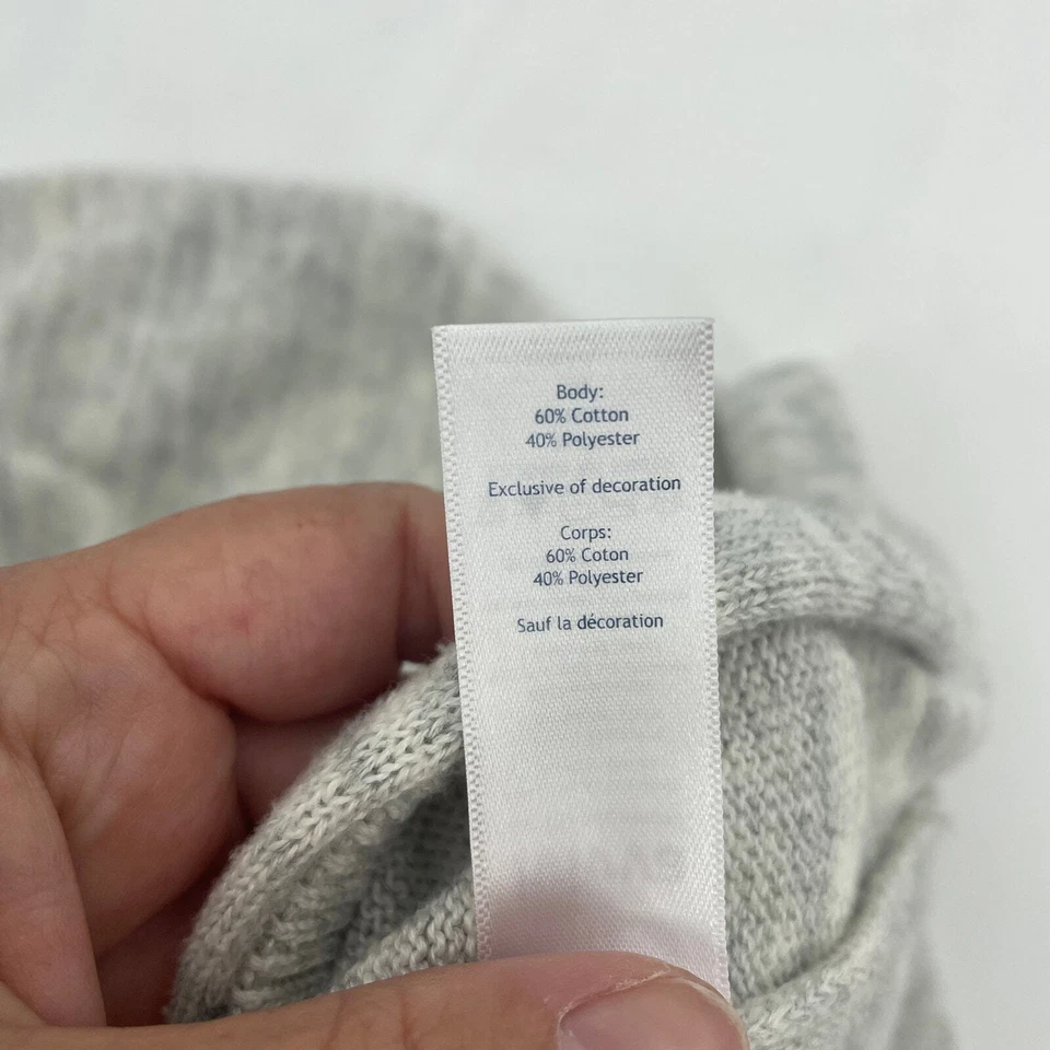 Cárdigan IVIVVA By Lululemon Tejido Suéter Niñas Talla 14 Mezcla de Algodón Frente Abierto Foto 3 de 4